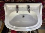 Lavabo met twee kranen, Doe-het-zelf en Bouw, Sanitair, Ophalen, Gebruikt