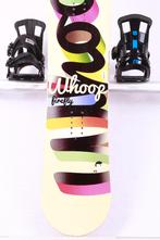 110 120 kinder snowboard FIREFLY WHOOP, White, FLAT/Rocker, Ophalen of Verzenden, Gebruikt, Bindingen