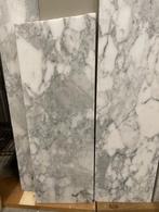 Lot Arabescato Marmer ( 4 stukken ) Mooie tekeningen, Doe-het-zelf en Bouw, Platen en Panelen, Ophalen, Gebruikt, Overige materialen