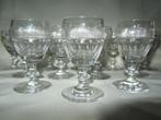 Val-Saint-Lambert: 12 charmante kristallen alcoholglazen!, Verzamelen, Ophalen of Verzenden