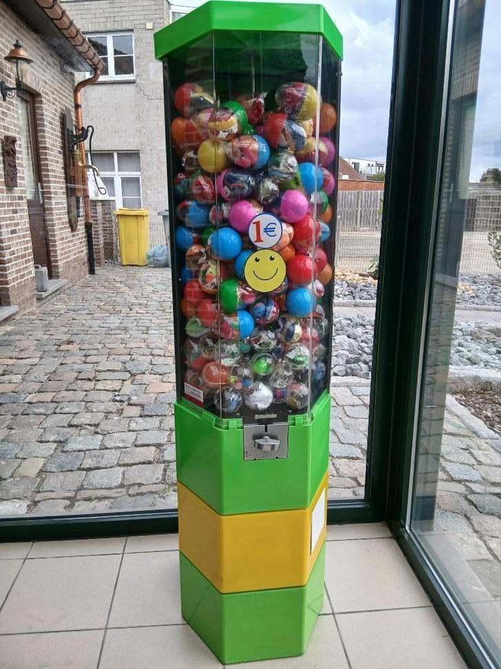 kauwgom automaat &  capsules & Distributeur a boules & nr 1, Verzamelen, Automaten | Gokkasten en Fruitautomaten, Nieuw, Euro
