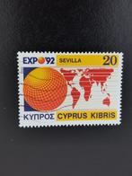 Chypre 1992 - Expo 92 à Séville, Timbres & Monnaies, Timbres | Europe | Autre, Affranchi, Enlèvement ou Envoi