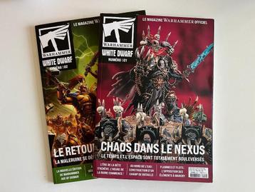 Magazines Warhammer Officiel 501 et 502 beschikbaar voor biedingen