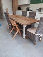 Eiken tafel, Huis en Inrichting, Tafels | Eettafels, Ophalen, Gebruikt, Eikenhout, 50 tot 100 cm