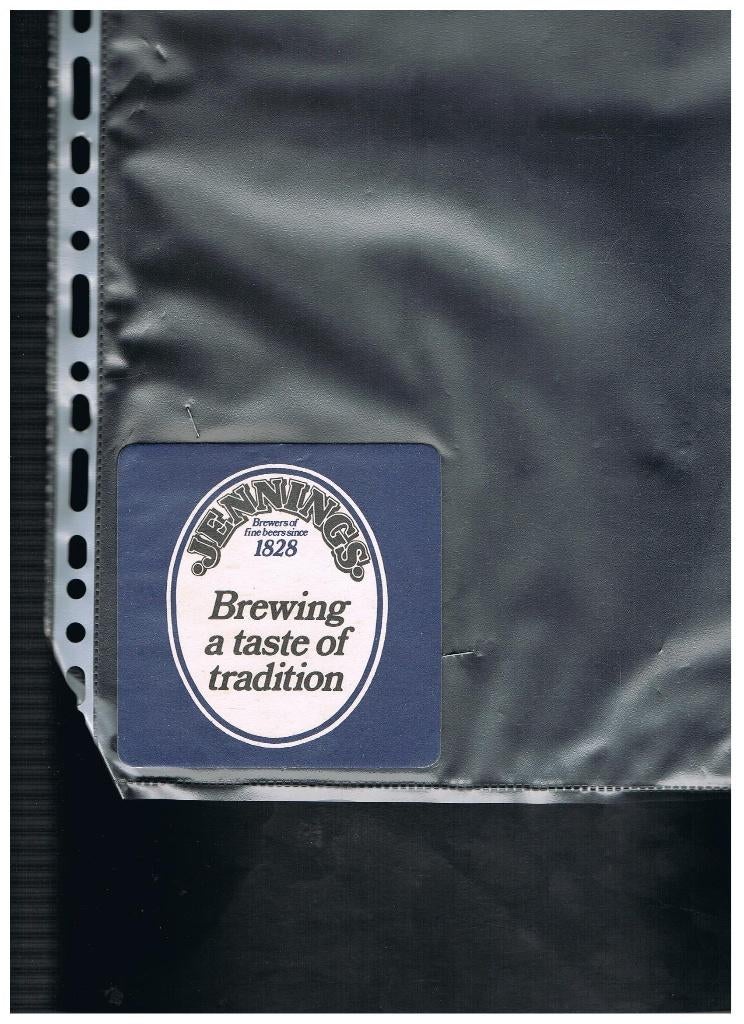 BEER MAT JENNINGS BREWERY UK, Collections, Envoi, Neuf, Sous-bock