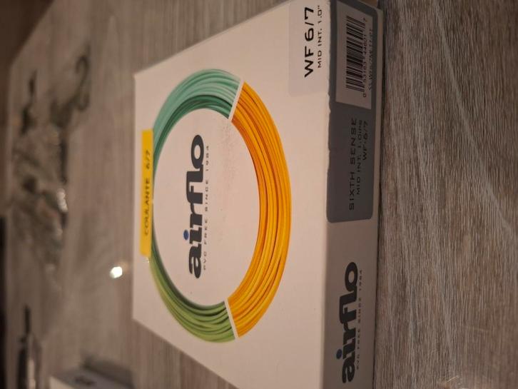 Verkoop 2 Flotte „Airflo Sixte & Sense” Flott-zijde, 1 numme, Watersport en Boten, Hengelsport | Vliegvissen, Zo goed als nieuw