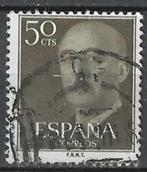 Spanje 1955-1958 - Yvert 860 - Generaal Franco - 50 c. (ST), Timbres & Monnaies, Timbres | Europe | Espagne, Affranchi, Envoi