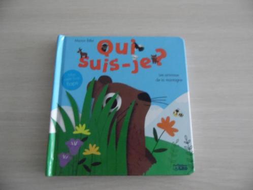 QUI SUIS-JE  ?        LES ANIMAUX DE LA MONTAGNE, Boeken, Kinderboeken | Baby's en Peuters, Zo goed als nieuw, 1 tot 2 jaar, Uitklap-, Voel- of Ontdekboek