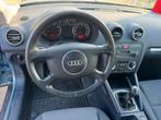 Audi a3 met keuring verkoop en garantie, Auto's, Voorwielaandrijving, 4 deurs, Zwart, 4 cilinders