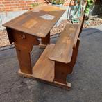 Antiek schoolbankje, Enlèvement