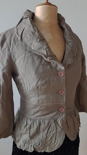 SOLOLA - Jolie veste lin et rayon - T.38