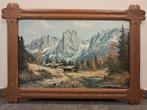 Schilderij "Gebergte in Oostenrijk" van K. Petry, Ophalen of Verzenden