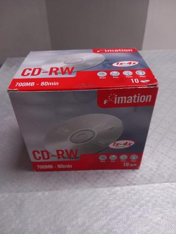 CD-RW 700 Mo à 80 min, Informatique & Logiciels, Enlèvement ou Envoi, Neuf