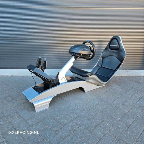 Playseat F1 Zilver +  Thrustmaster T300 RS, Games en Spelcomputers, Games | Sony PlayStation 5, Refurbished, Ophalen