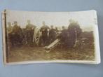 foto Belgisch leger pre WO1 aan het kanon, Verzamelen, Foto of Poster, Ophalen of Verzenden, Landmacht