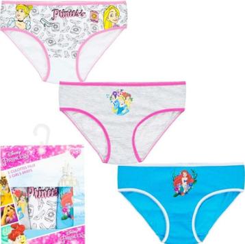 Disney Princess Slips (set van 3) - Maat 92/98 - 116/128 beschikbaar voor biedingen