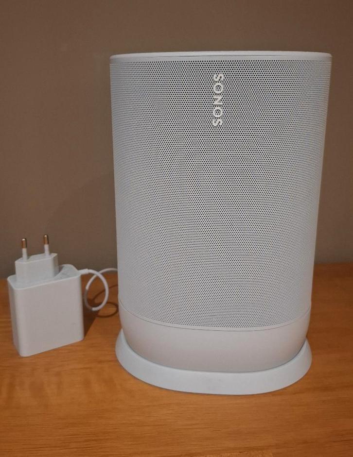 Sonos Move Smart Speaker -Wit, Audio, Tv en Foto, Luidsprekerboxen, Zo goed als nieuw, Minder dan 60 watt, Sonos, Ophalen