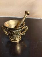 Antieke koperen pot met stamper, Antiek en Kunst, Ophalen