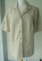 NIEUW Beige jas/blouse „DAMART” maat M, Maat 38/40 (M), Beige, Nieuw, Ophalen of Verzenden
