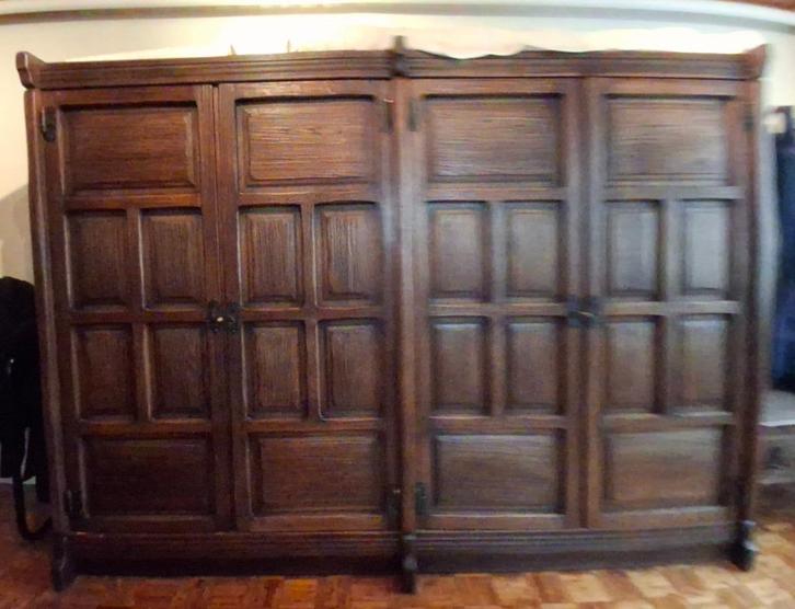 Voleiken kleerkast, Huis en Inrichting, Kasten | Kleerkasten, Zo goed als nieuw, 150 tot 200 cm, 200 cm of meer, 50 tot 75 cm