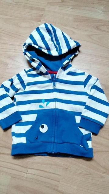 gestreepte hoodie / vestje C & A maat 62  Nieuw beschikbaar voor biedingen