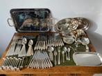Verzilverd bestek met toebehoren, Antiek en Kunst, Ophalen