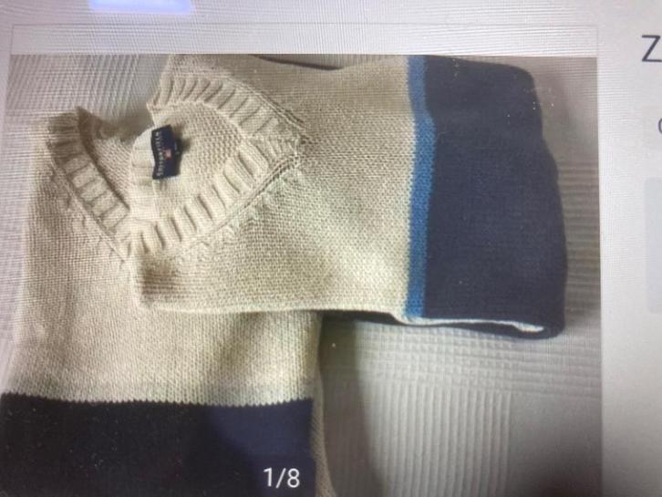 Pull V-Hals Heren dik katoen  COTTONFIELD XL, Kleding | Heren, Truien en Vesten, Zo goed als nieuw, Maat 56/58 (XL), Overige kleuren