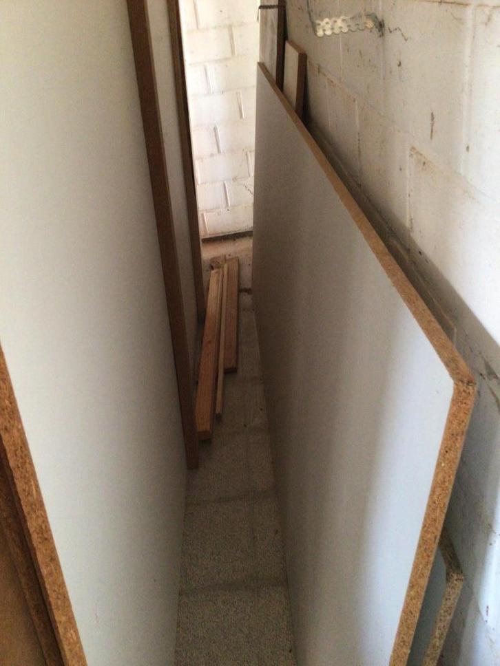 Pakket Egger meubelpanelen melamine : zie omschrijving, Doe-het-zelf en Bouw, Platen en Panelen, Nieuw, Overige materialen, Minder dan 20 mm