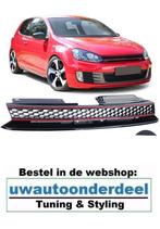 Embleemloze Sport Grill Hoogglans Zwart Geschikt voor Golf 6, Verzenden