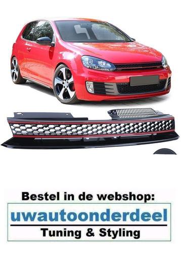 Embleemloze Sport Grill Hoogglans Zwart Geschikt voor Golf 6