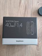 Voigtländer Nokton 40mm 1.4 MC Leica M mount, Audio, Tv en Foto, Ophalen of Verzenden, Nieuw, Standaardlens