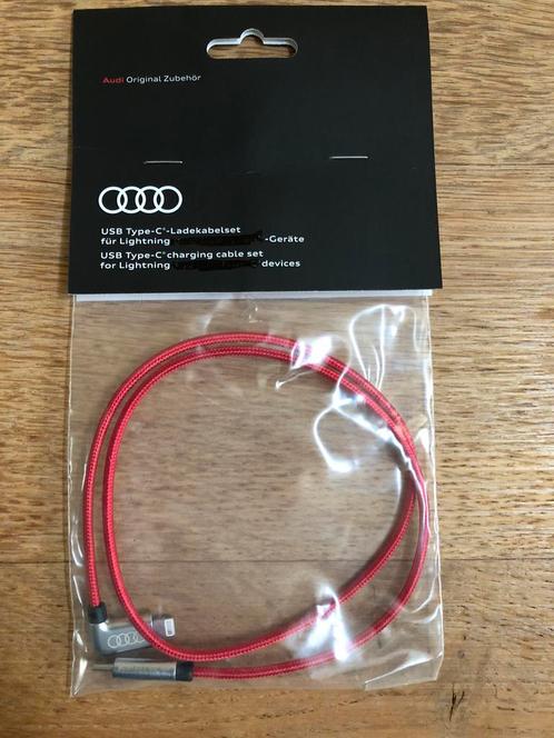 Audi USB-C laadkabel naar lightning, Telecommunicatie, Mobiele telefoons | Telefoon-opladers, Nieuw, Apple iPhone, Ophalen of Verzenden