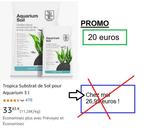 Sol technique Aquarium, Enlèvement, Neuf, Gravier, Sable ou Substrat