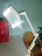 Verstelbare Loupelamp met LED verlichting en tafelklem, Enlèvement, Utilisé, Lampe loupe