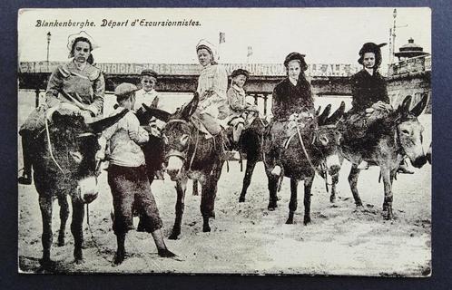Oude postkaart (CPA) Blankenberghe 1911, Verzamelen, Postkaarten | België, Gelopen, West-Vlaanderen, Ophalen of Verzenden