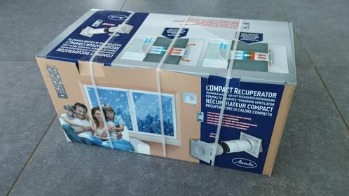 Compacte WTW ventilator met warmtewisselaar HRV100P - twee s, Doe-het-zelf en Bouw, Ventilatie en Afzuiging, Nieuw, Ventilator