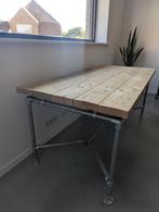 Steigerbuis en steigerhouten tafel 180x90, Huis en Inrichting, Tafels | Eettafels, Ophalen
