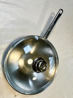 Poêle à wok Demeyere avec couvercle, Enlèvement, Utilisé, Inox, Wok