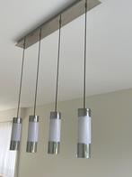 EGLO HANGLAMP ZILVERKLEUR, Huis en Inrichting, Lampen | Hanglampen, Ophalen, Zo goed als nieuw, Metaal