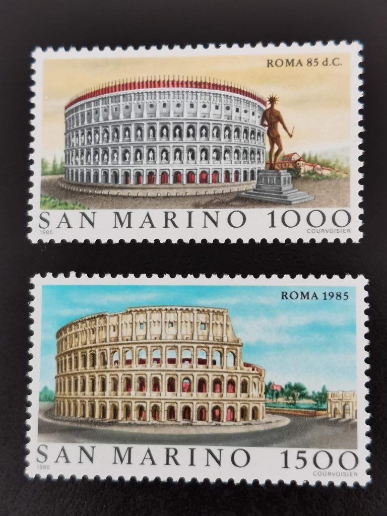 San Marino 1985 - wereldsteden - Rome Colosseum **, Ophalen of Verzenden, Postfris