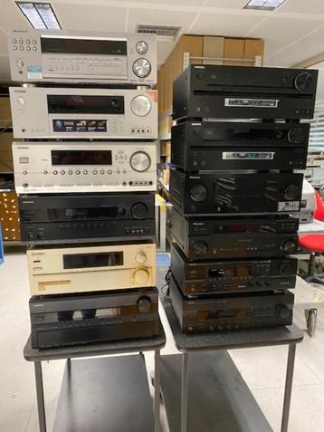 Oude tuner versterkers defect- 12 stuks 350 euro, Enlèvement, Utilisé, Pioneer