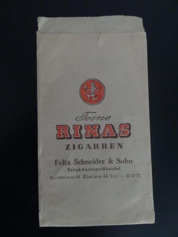 Feine RINAS Zigarren, sac 16 x 9 cm à vendre séparément, Envoi, Utilisé, Boite à tabac ou Emballage