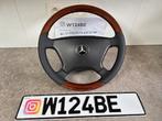 Mercedes w124 w201 w140 zebrano stuur hout, Ophalen, Gereviseerd, Mercedes-Benz