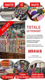 Liquidation totale jusque fin mai, Ophalen, Nieuw, Rits of Sluiting