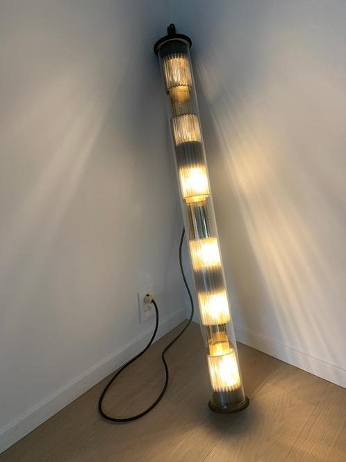 DCW éditions ITT 120x1300 Lamp pendel design, Huis en Inrichting, Lampen | Plafondlampen, Zo goed als nieuw, Glas, Metaal, Overige materialen