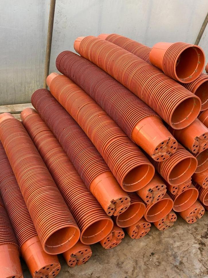 1000 stuks heel stevige kweekpotten 17x18 cm, Tuin en Terras, Bloempotten, Zo goed als nieuw, Kunststof, Binnen, Balkon, Tuin