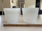 2 plastiek potten 16 cm diameter Elho, Tuin en Terras, Bloempotten, Ophalen, Kunststof, Gebruikt, Rond