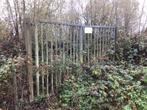 Stalen gegalvaniseerde poort., Tuin en Terras, Tuinhekken en Hekwerk, Ophalen, Zo goed als nieuw
