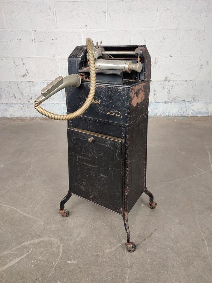 Edison ediphone dicteer toestel, Antiek en Kunst, Antiek | Tv's en Audio, Ophalen