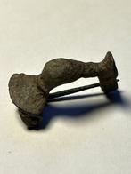 Gallo-Romeinse fibula, Handtassen en Accessoires, Antieke sieraden, Ophalen of Verzenden, Brons, Broche